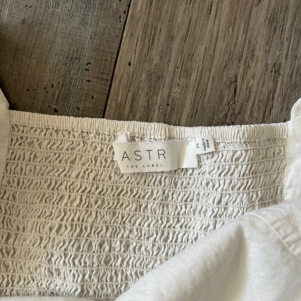 ASTR THE LABEL midi white bridal dress medium - Picture 4 of 4